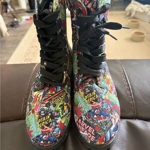 Marvel Multicolor Ankle Boots Size 7
